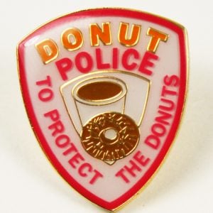 Donut Police Lapel Pin