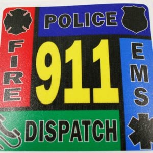 911 First Responder Window Decal