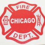 Chicago Fire Department Window Decal - Chicago Fire and Cop Shop