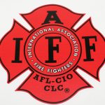 IAFF Window Decal - Chicago Fire and Cop Shop