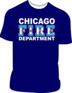 Chicago Fire Department City Flag