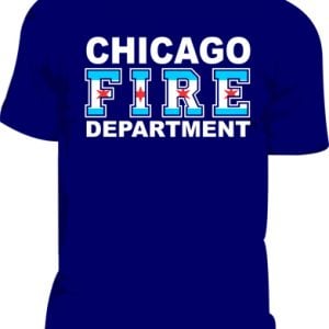 Chicago Fire Department City Flag