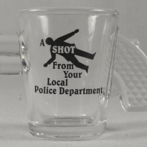 A SHOT From Your Local PD Shot Glass