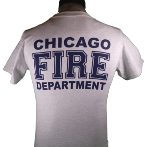Chicago Fire Department Duty T-Shirt Ash/Navy