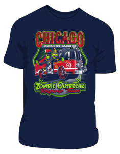 Zombie Outbreak Engine 93 T-Shirt