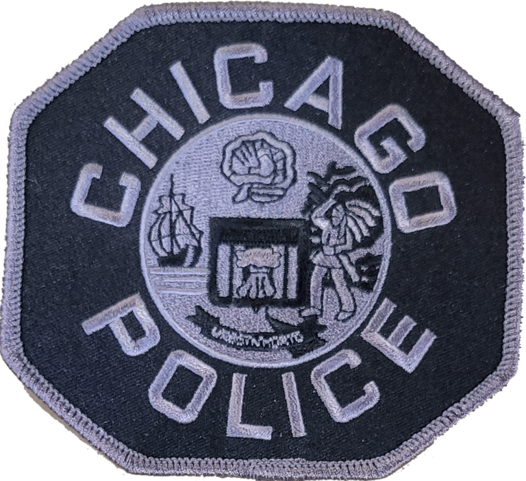 Chicago Police Blackout/SWAT Shoulder Patch - Chicago Fire and Cop Shop