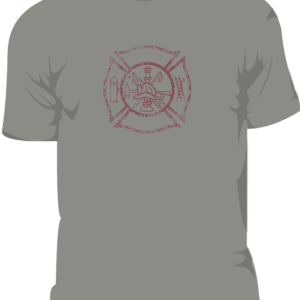 Firefighter Red Maltese T-Shirt