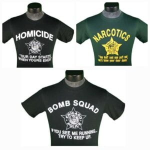 Bomb Squad, Homicide and Narcotics T-Shirt bundle