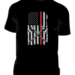 *NEW* Thin Red Line Crossed Axes T-Shirt