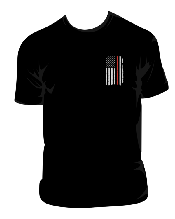 *NEW* Thin Red Line Crossed Axes T-Shirt - Image 2