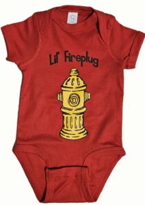 Infant Little Fireplug Onesie