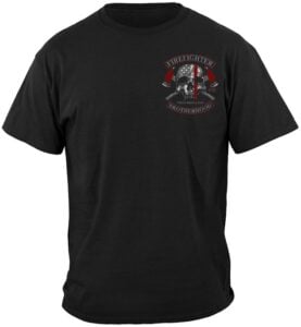 Firefighter Brotherhood Skull Thin Red Line - Image 2