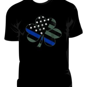 Blue Line Shamrock t-shirt