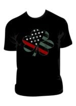 Red Line Shamrock T-shirt