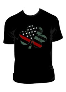 Red Line Shamrock T-shirt