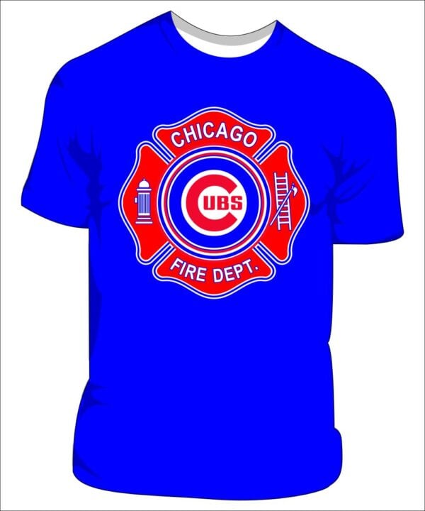 Chicago Fire Department Northside Baseball team colors - Image 2