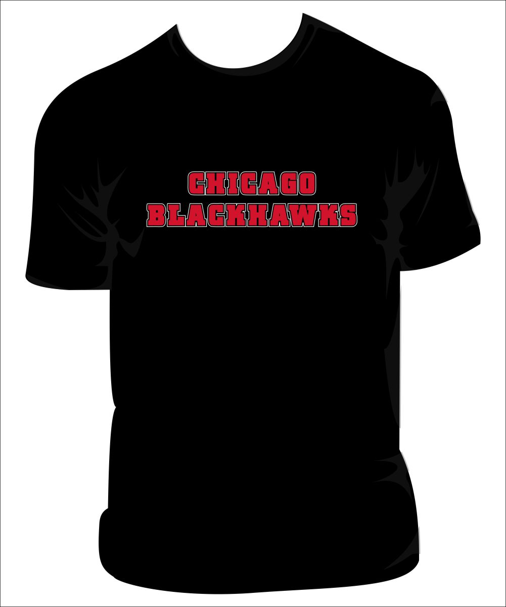 Hawks Front Chicago Fire Department Hockey team colors - Image 1