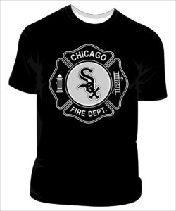 Chicago Fire Department Southside Baseball team colors - Image 2