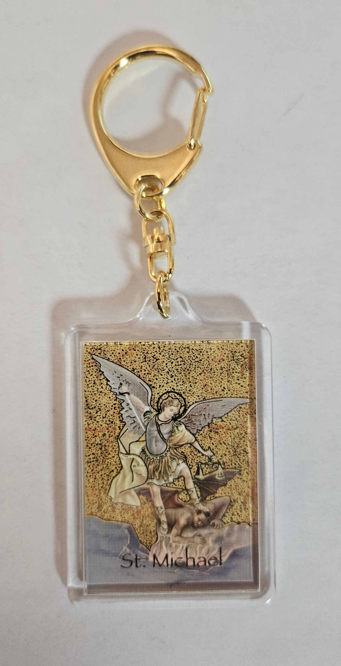 michael front St. Michael keychain - Image 1