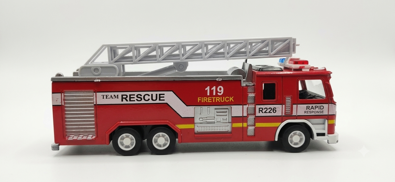 truck1 Metalhot firetruck - Image 1